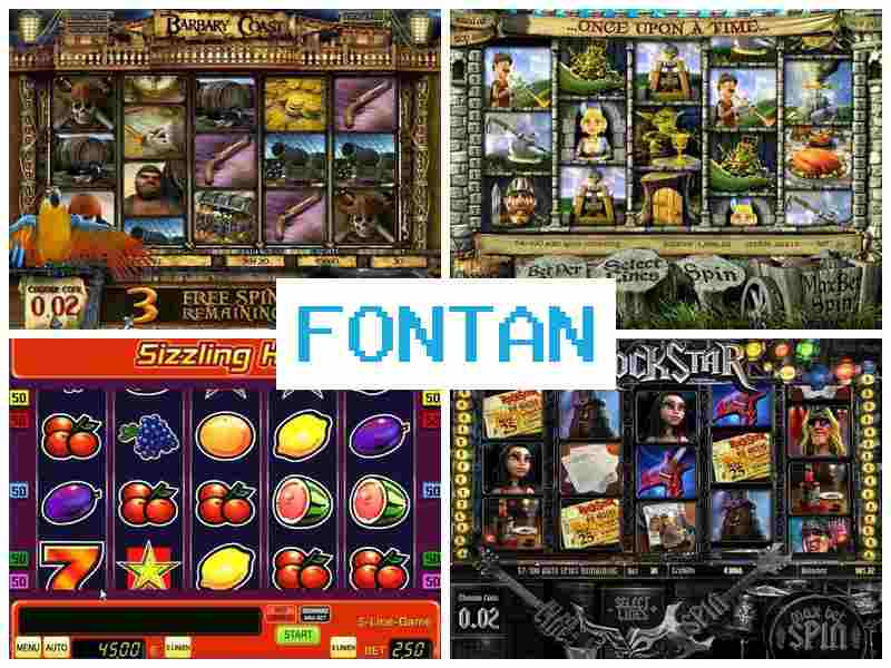 Фонтсан 🔶 Азартні ігри онлайн казино, грати на гроші, Україна