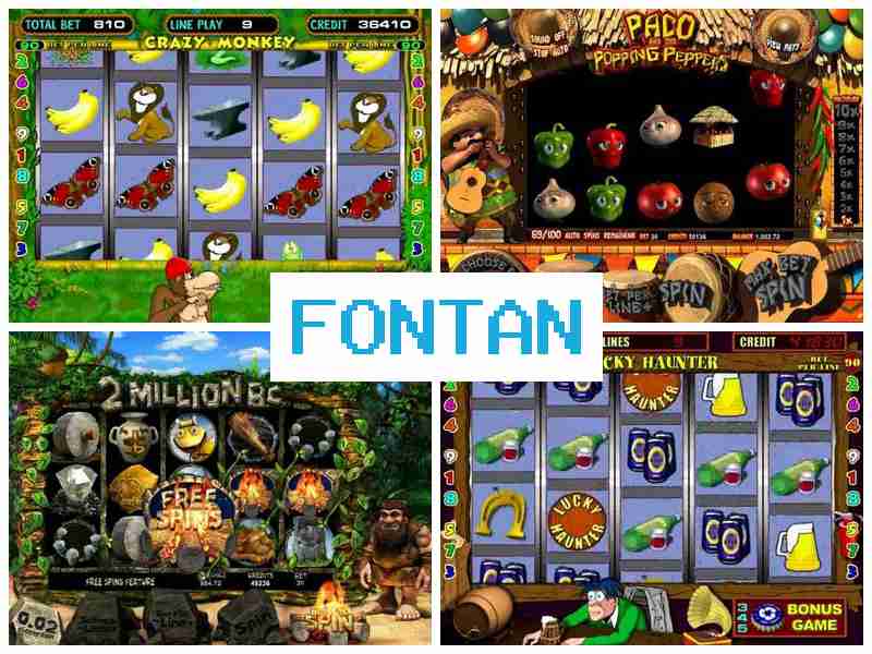 Фшонтан 🌐 Автомати казино на Андроїд, iPhone та PC