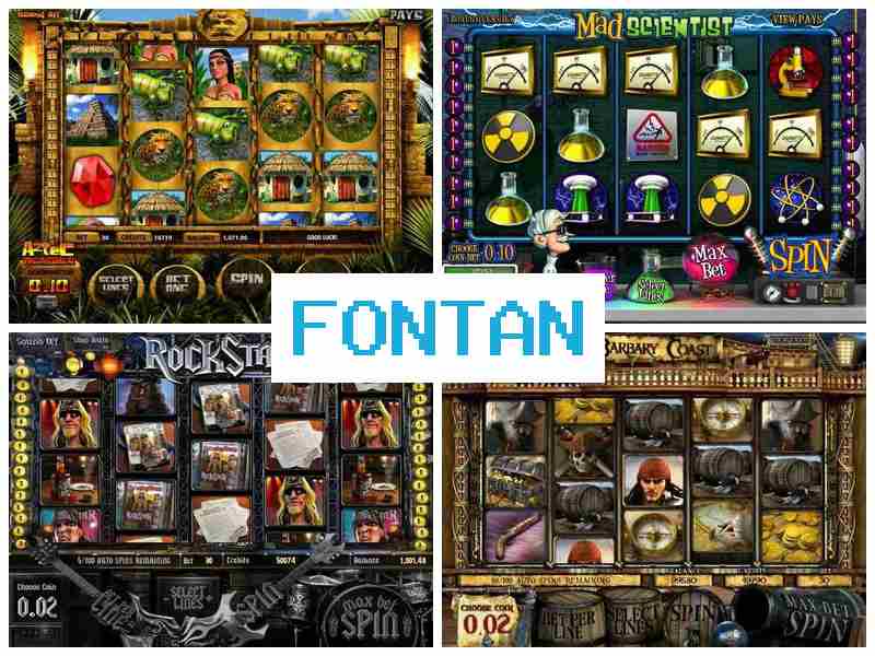 Фонтеан 💵 Мобільне казино на телефон з виведенням грошей, азартні ігри